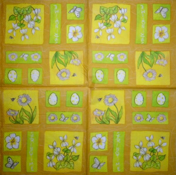 033 Gänseblümchen - 3-ply - (blue) - Ihr